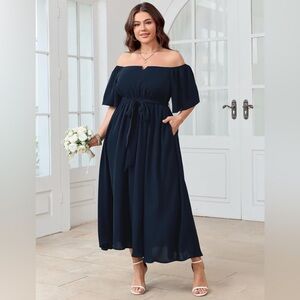 SCOMCHIC Womens Plus Size Formal Maxi Dress- Size 2XL- BNWOT